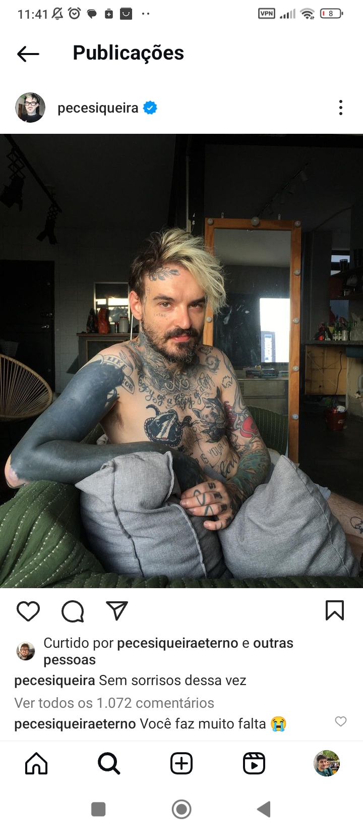 Tattoo, Portrait, Instagram